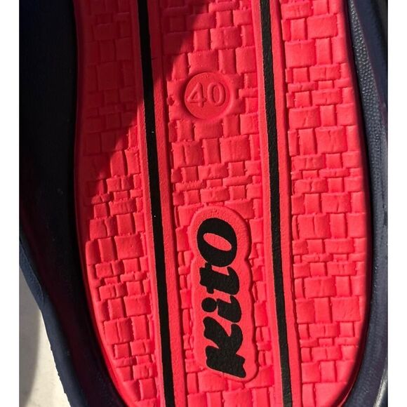 Men’s Kito Sandals Slides Red Blue Size EU 40 US 7 Beach Summer Fast Ship - Picture 9 of 11